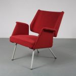 INC55 1950s Dutch midcentury chair Netherlands new upholstery