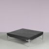 2308-4-181 m27273 1990s-Slick-Coffee-table-in-black-stained-oak-on-chrome-aluminium-legs-Roderick-Vos-Masimo-Netherlands