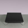 2308-4-181 m27273 1990s-Slick-Coffee-table-in-black-stained-oak-on-chrome-aluminium-legs-Roderick-Vos-Masimo-Netherlands