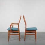 m24192 + m7547 1970s 3x Danish teak dining chair 2x with arms Schou Andersens Mobelfabrik A/S / Denmark