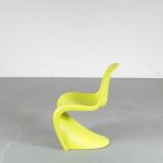 m24988 2000s Green yellow plastic children chair Verner Panton Vitra Germany