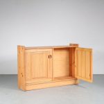 m25442 1960s Pine wooden cabinet with nice joints Karl Andersen / Sweden
