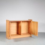 m25442 1960s Pine wooden cabinet with nice joints Karl Andersen / Sweden