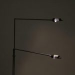 L4852 1980s Floor lamp F.A. Porshe Luci, Italy
