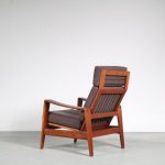 m25788-9 1960s Teak highback easy chair with new upholstery Arne Wahl Iversen Komfort, Denmark