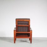 m25788-9 1960s Teak highback easy chair with new upholstery Arne Wahl Iversen Komfort, Denmark
