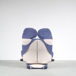 m25758-9 1980s "Wink" chair with original upholstery Toshiyuki Kita Cassina, Italy