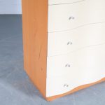 m25818 1990s "Vajer" curved drawer cabinet Tomas Jelinek Ikea, Sweden