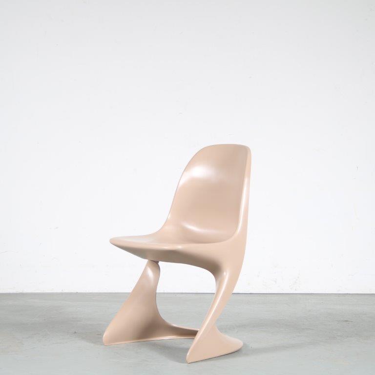 mb409 2000s Mocca plastic "Casalino" chair (1970s design) Alexander Begge Casala, Germany