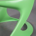 mb524-631 2000s Green plastic Casalino chair (1970s design) Alexander Begge Casala, Germany