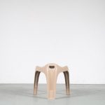 mb725 2000s Mocca plastic "Casalino" stool (1970s design) Alexander Begge Casala, Germany