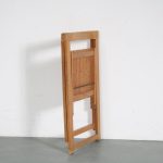 m25899 1970s Pine wooden folding chair Aldo Jacoben Alberto Bazzani, Italy