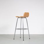 m26056 1960s Bar stool by Dirk van Sliedregt for Rohé, Netherlands
