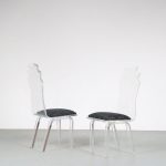 m26051 1980s Pair of lucite side chairs USA