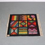 m24496 1960s Vasarely style rug Tunis