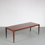 m26091 1950s Rectangular rosewooden coffee table Severin Hansen Bovenkamp, Netherlands