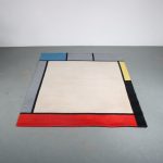 m24994 1980s Mondriaan tapestry by Desso, Netherlands