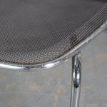 INC122 1960s Chrome metal perforated easy chair Antonio Citterio, Italy
