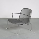 2206 1 (106) INC122 1960s Chrome metal perforated easy chair Antonio Citterio, Italy