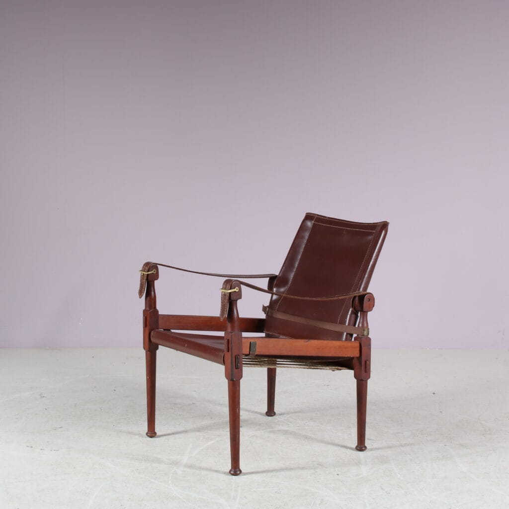 m26164 1960s Safari chair by Hayat Brothers, UK