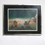m24904 1970s Surrealist painting in Dali style
