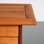 m26159 1970s Small oak drawer cabinet Maison Regain, France