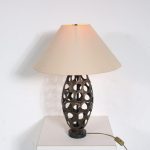 L4707 1970s Brass table lamp from Belgium