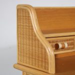 m26281 1970s Bamboo with cane desk from Italy