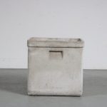 m26238 1960s Large square cement planter Willy Guhl Switzerland