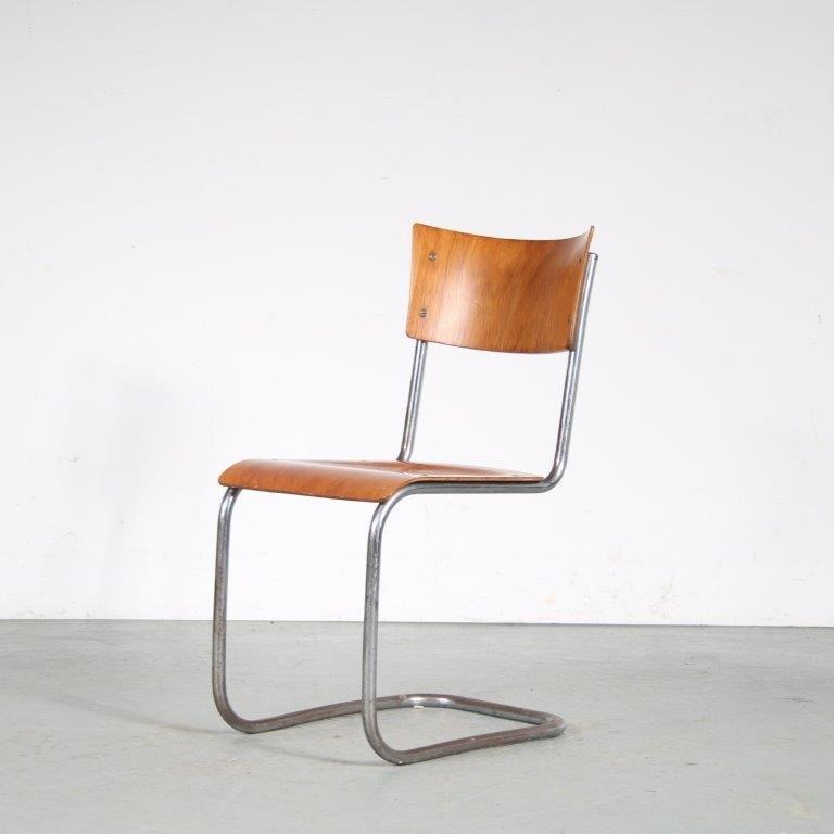 Rare Side Chair by Mart Stam, Netherlands 1930