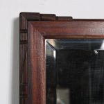 m26045 1930s Wall mounted mirror in Amsterdam School style Netherlands