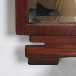 m26045 1930s Wall mounted mirror in Amsterdam School style Netherlands