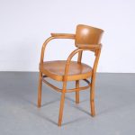 m26180 1950s Birch bentwooden side chair Thonet, France