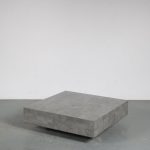 m26082 1970s Grey tessellated stone coffee table Italy