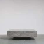 m26082 1970s Grey tessellated stone coffee table Italy