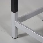 m26406 1970s Rare model bar stool, black wooden slates with metal leg ends Ruud Jan Kokke Netherlands
