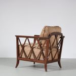 m26403 1950s Lounge chair in Paolo Buffa / Jean Royere style France