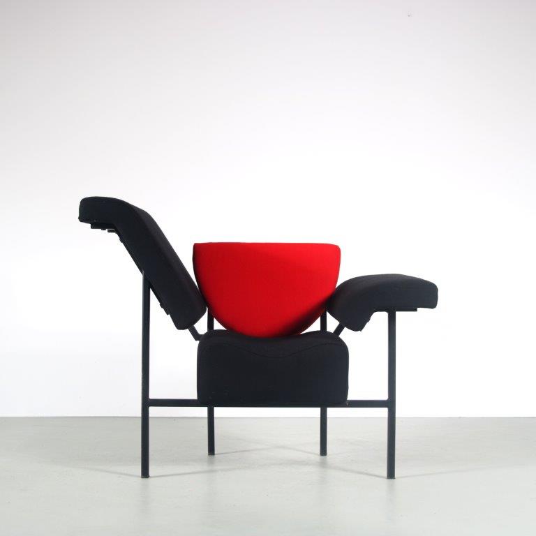 m26257 1980s “Groeten Uit Holland” Chair by Rob Eckhardt for Pastoe, Netherlands