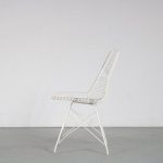 m26349 1950s Wire metal side chair Netherlands