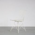 m26349 1950s Wire metal side chair Netherlands
