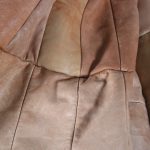m26476 1970s Brown patchwork leather bean bag De Sede, Switzerland