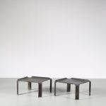m26553 1960s Pair of molded plastic side tables Pierre Paulin Artifort, Netherlands
