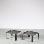 m26553 1960s Pair of molded plastic side tables Pierre Paulin Artifort, Netherlands