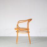 m26641 1970s Thonet chair model Le Corbusier 209 in light wood Lgina, Czech