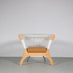 INC161 1990s Lounge chair attributed to Poltrona Frau, Italy
