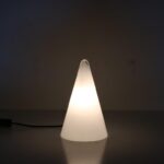 L5118 1990s Small model glass table lamp model TeePee SCE, France