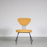 m27050 1950s Cubana chair in metal with new upholstery Floris Fiedeldij Artimeta, Netherlands