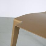 m27457 1980s Fulfil Side chair in gold coloured metal Mart van Schijndel Lensvelt, Netherlands
