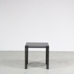 m27437 1980s Black perforated metal side table / Netherlands