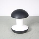 m27495 1990s Ballo Stool in black and white plastic and rubber Don Chadwick USA
